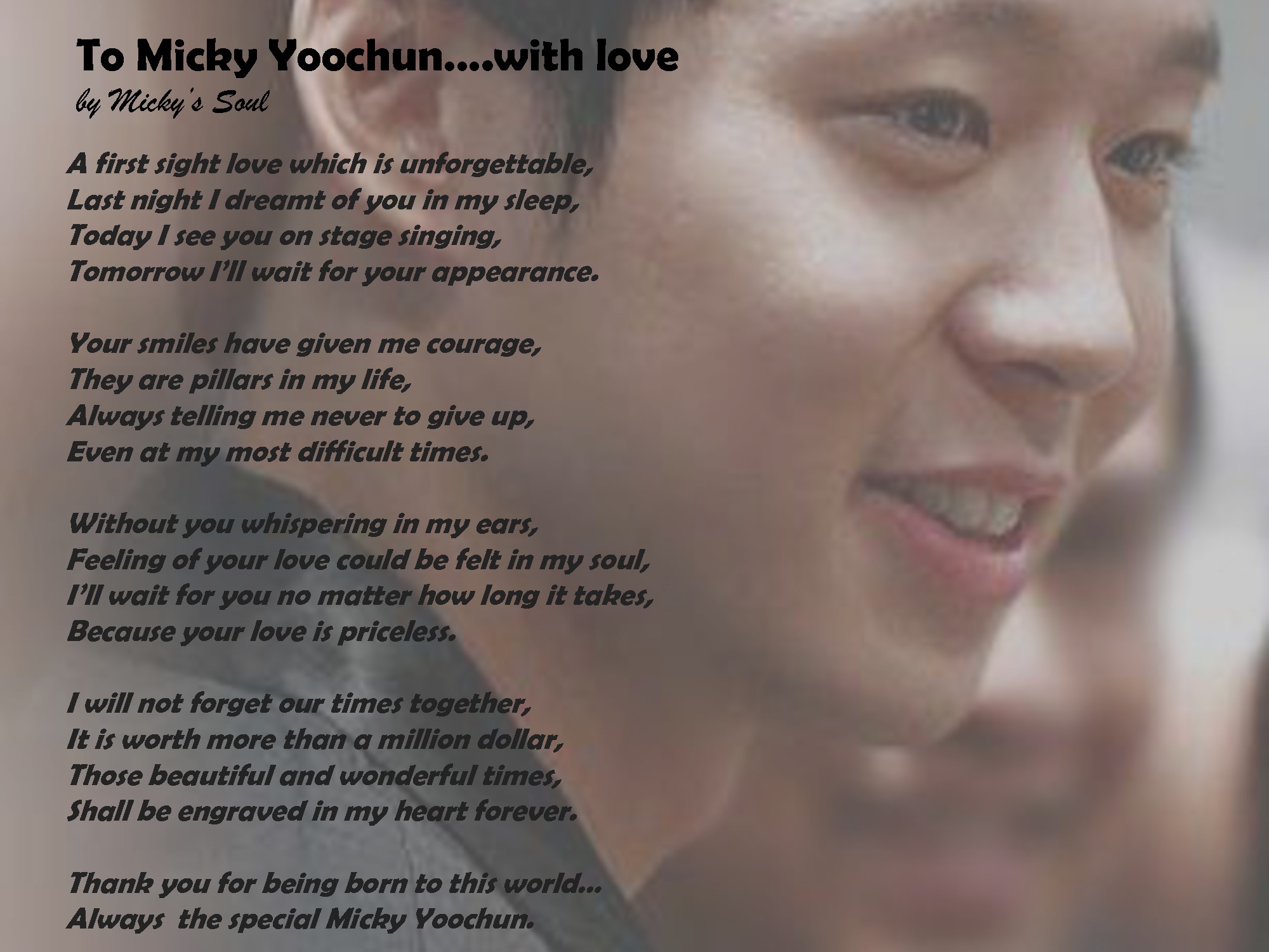 lots of love for micky yoochun